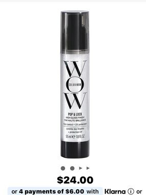 Color Wow Pop & Lock High Gloss Finish - Silver